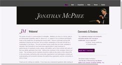 Desktop Screenshot of jonathanmcphee.com